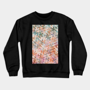 Geometric arrow cubes print Crewneck Sweatshirt